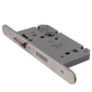 EUROSPEC DLS7860WCSSS/R Bathroom Lock DIN Rad 78cc [5] 60/85mm SS