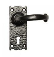 KIRKPATRICK 2488/LK 2488 LK Lever Lock Furniture Antique Black