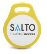 SALTO CFAD207YEST-10 Keyfob NXP Mifare DesFire (2k) Yellow