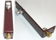  Knob Slide Bolt 152mm Burgundy