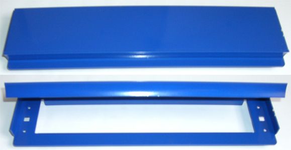  Letter Plate 76x305mm Mid Blue