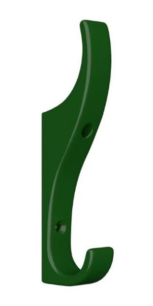  Gower Hat & Coat Hook Emerald Green 120mm