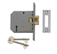 UNION J2477-SC-3.00 3L Slide Door Lock 3 SC (Key Operated)