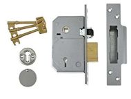 UNION B-3K74E-SC-67 5 Lever Mortice Sashlock 67mm 20mm Throw