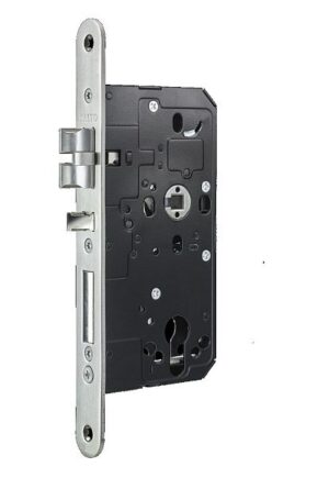 SALTO LE7S2560R40IM8 Din Mortise S/Lock Afdl 72mm 60 Rad SS (EACH)