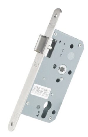 Mortice Latch DIN 60/90mm Rad SS (EACH)