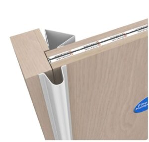 Door Fingerkeeper Commercial 1.96m PVC White (SET)