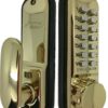 Digital Lock 2500 Holdback 60mm Latch Brass (EACH)