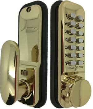 Digital Lock 2500 Holdback 60mm Latch Brass (EACH)