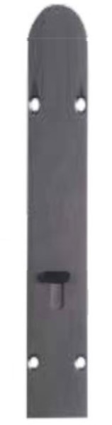 BRIO 456RLPVDR Slide Action Flush Bolt Rad End 450x41 PVDbk (EACH)