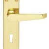 Victorian Furniture Lever Lock Polished Brass (SET)