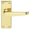 Victorian Furniture Lever Latch Polished Brass (SET)
