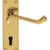 CARLISLE BRASS DL168 Oakley Lever Furniture Lock PB (SET)