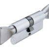 ZOO HARDWARE V5EP70TTSC Euro Double Turn Cylinder 70mm SCP (EACH)