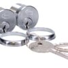 Threaded Cylinders Pair Satin Chrome (EACH)