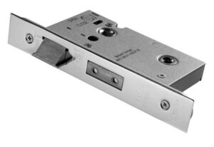 EUROSPEC BAS5030SSS Easi-T Mort Bathroom Lock 57cc [5] 57/76mm SS (EACH)