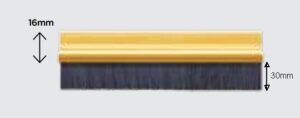 EXITEX Brush Excluder 30mm Brush 914mm (36) Gold (EACH)