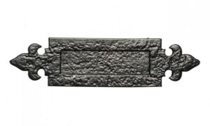 KIRKPATRICK 1073 14.1/4 Letter Plate 14.1/4x3.1/2 Antique Black (EACH)