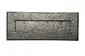 KIRKPATRICK 1083 10.1/2 Letter Plate 10.1/2x4.1/4 Antique Black (EACH)