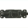 KIRKPATRICK 1546 Door Bolt Straight 101mm Antique Black (EACH)
