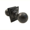 KIRKPATRICK 1554M Mortice Knob Antique Black (SET)