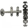 KIRKPATRICK 688 688 Suffolk Latch 254mm Black (SET)
