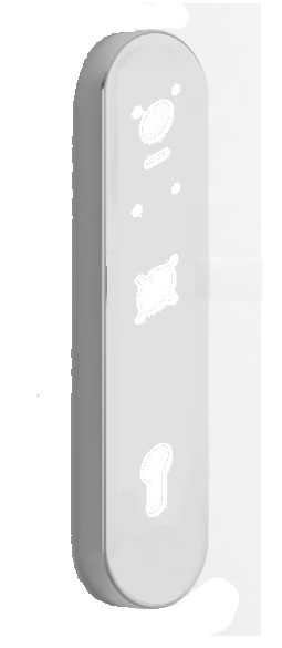 SALTO SP00789-W67E21-IM-C XS4 Prox Wide Outside Cover Euro Cutout SS (EACH)