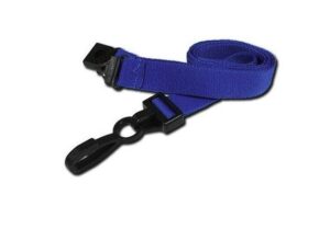 Lanyard 15mm 900mm Blue (EACH)