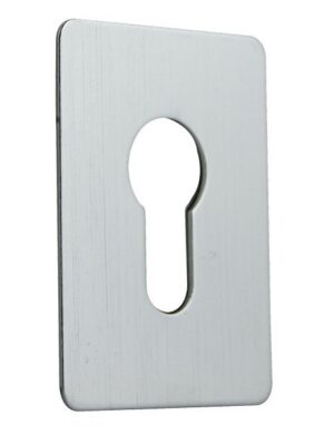 SOUBER EE1/SS Escutcheon Euro S/adhesive 47x65 SSS (PAIR)