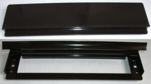 Letter Plate 76x305mm Brown (EACH)