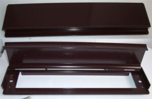 Letter Plate 76x305mm Burgundy (EACH)