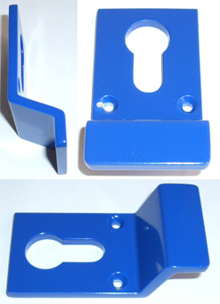 Cylinder Pull Euro 80x41mm Mid Blue (EACH)