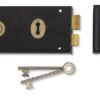 UNION J1448-BJ Rim Sash Lock 138mm Black (EACH)