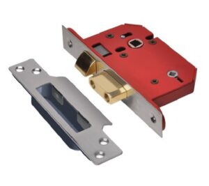 UNION J22WCS-SS-2.5 Strongbolt Bathroom Lock 57cc [5] 45/68mm SS (EACH)