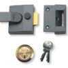 YALE 84PB Rim Narrow Nightlatch With Brass Cylinder (EACH)
