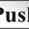 Sign 'Push' (Horizontal) 200x50mm CP (EACH)