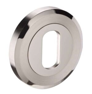 Oval Cylinder Escutcheon 53mm Dia 316 Dss (PAIR)