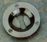 FRANK ALLART Escutcheon Key Round Sunk 51mm RBMA (PAIR)