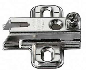 HAFELE 323.83.725 Mount Plate Screw Fix Slide-On 2mm NP (PLATE)