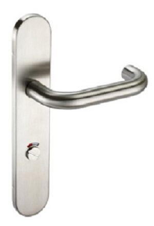 Lever On Bath Radius Plate Sprung [5] 304 SSS (Per PAIR)