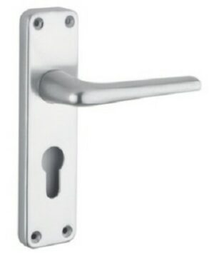 EUROSPEC SAA21Y Lever Lock Euro Furn 152x41mm Aluminium (Per SET)