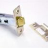 Tubular Latch 63mm Bolt Through Fix Nickel Plated (Per EACH)