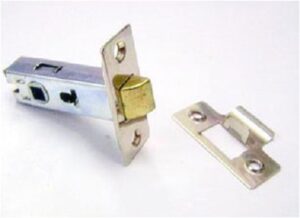 Tubular Latch 76mm Bolt Through Fix Nickel Plated (Per EACH)