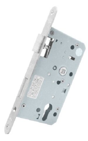 Mortice Escape Lock Euro DIN 72cc 60/90mm Radius SS (Per EACH)