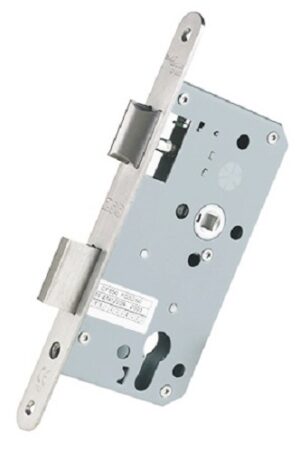 Mortice Sashlock Euro DIN 72cc 60/90mm Radius SS (Per EACH)