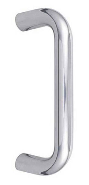 Pull Handle Bolt Through Fix 19x300mm 304 PSS (Per EACH)