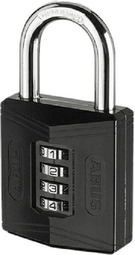 ABUS Padlock Combination 4-Wheel 50mm Black (Per EACH)