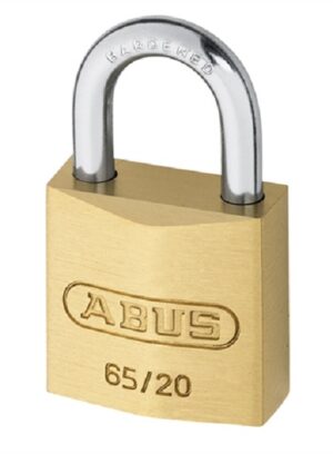 ABUS Brass Padlock Steel Shackle 20mm (Per EACH)