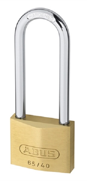 ABUS Brass Padlock 63mm Long Steel Shackle 40mm (Per EACH)
