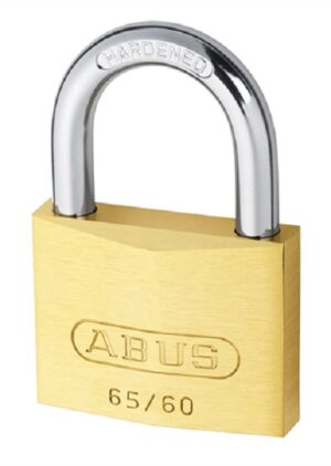 ABUS 65/60 Brass Padlock Steel Shackle 60mm (Per EACH)